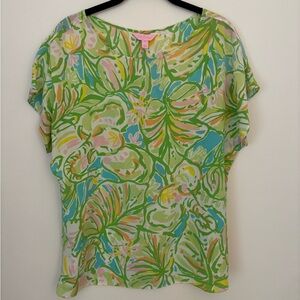 Lilly Pulitzer silk top